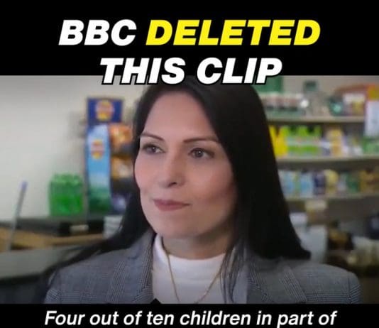 Priti Patel blames everyone but the government for life destroying poverty consuming the UK