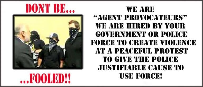 The United Kingdom has also infiltrated protest groups within Europe, often encouraging them to commit acts of violence in the process