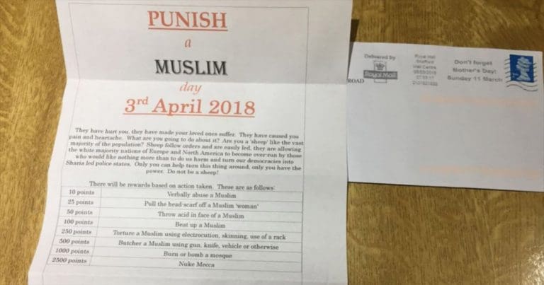 Far Right Fake News Exposed as One of Their Own Charged With Promoting ‘Punish a Muslim Day’