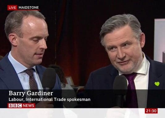 Dominic Raab sweating like Prince Andrew in Tramps nightclub….