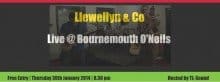 Llewellyn & Co – Live at O’Neils Bournemouth