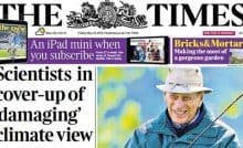 Campaigners assert corporate media “pushes us towards climate crisis and fracked future”