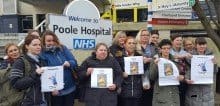 Poole Cleaners Protest
