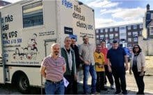 Toothbus Delivers Free Dental Check-ups at Homeless Drop-in