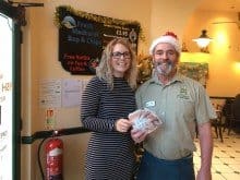 Weymouth chippy customers give generously to local homeless charity and continues to make our community a better place