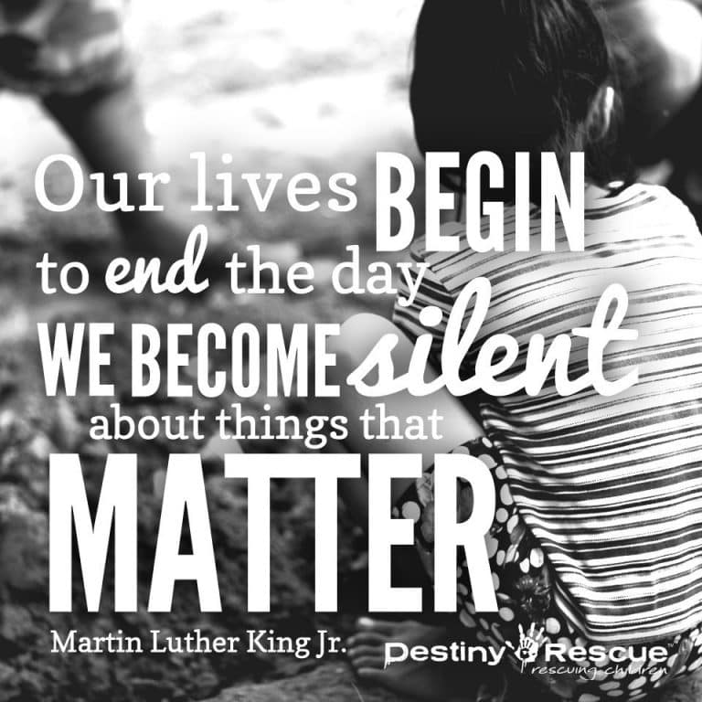 The only thing necessary for the triumph of evil is that good people stand by and do nothing