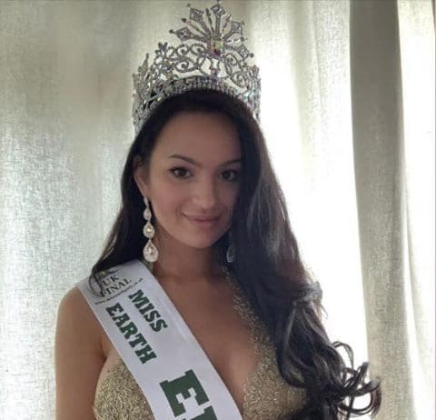 Stephanie Wyatt, 19, from Dorset crowned the new Miss Earth England 2019