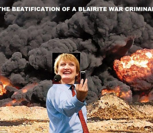 THE BEATIFICATION OF A BLAIRITE WAR-CRIMINAL