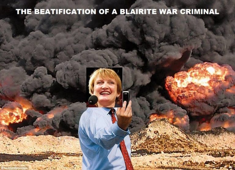 THE BEATIFICATION OF A BLAIRITE WAR-CRIMINAL