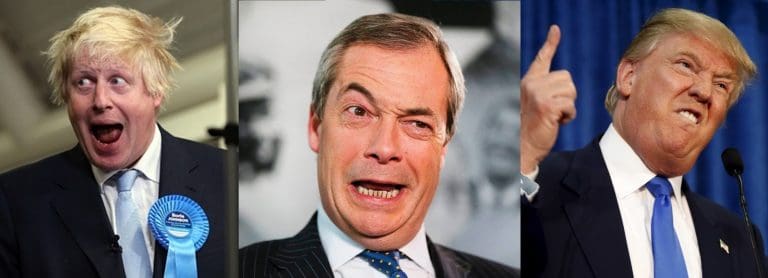 Trump, Johnson, Farage and co hate the working classes. Division and ideological self preservation is their game