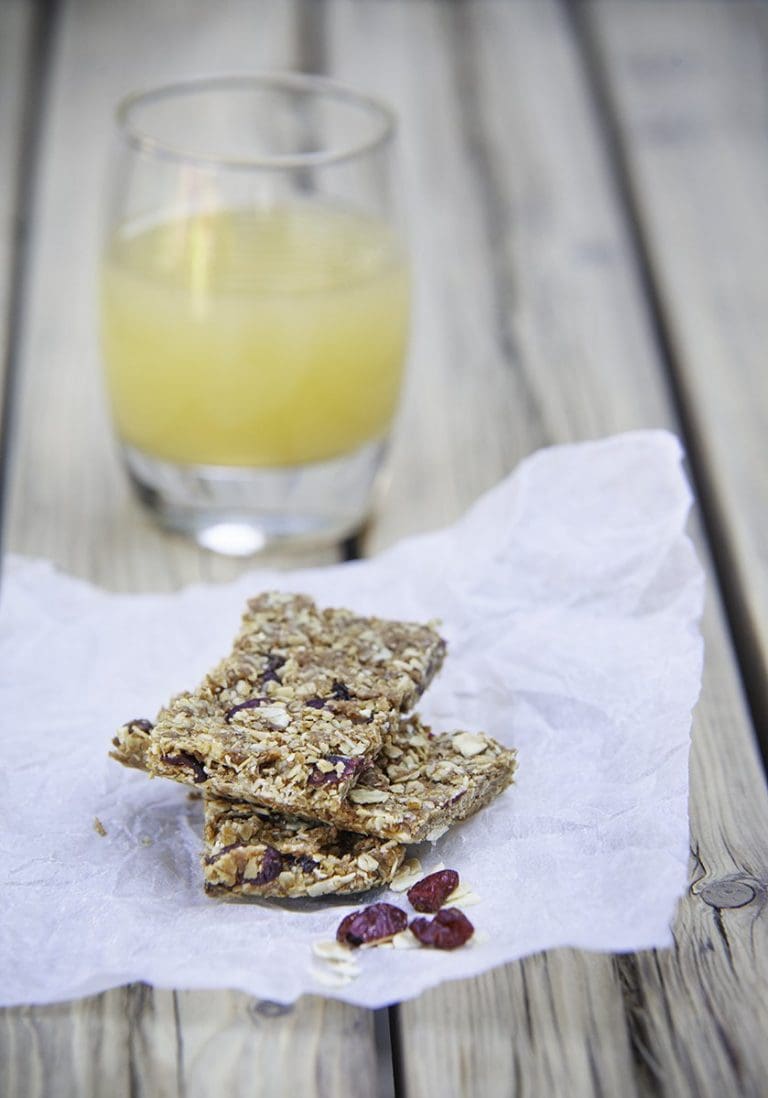 Vegan Recipes: CRANBERRY AND RAISIN GRANOLA PROTEIN BAR