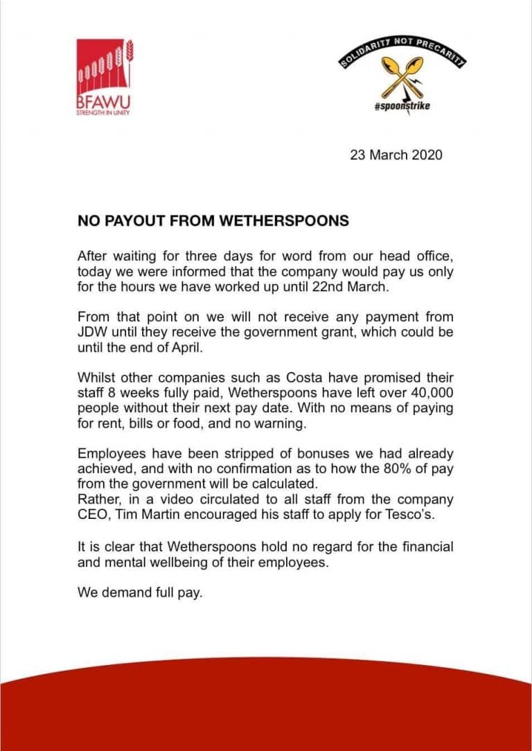 Tim Martin and Wetherspoons are a disgrace. The end