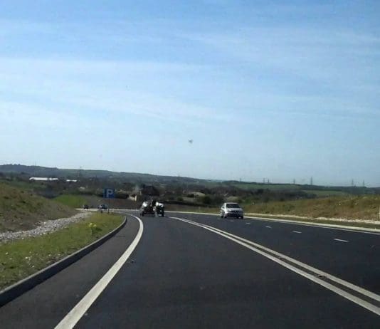 Night closure of Weymouth Relief Road