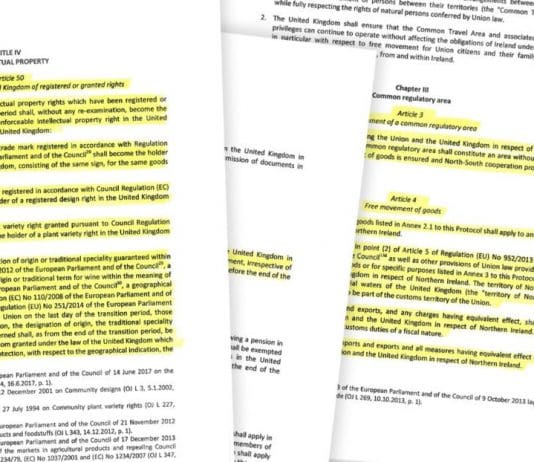 The Draft Agreement to leave the EU