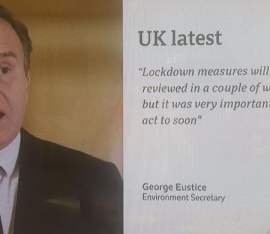 Can anyone spot the three spelling errors in the BBC post coverage of today’s daily briefing?