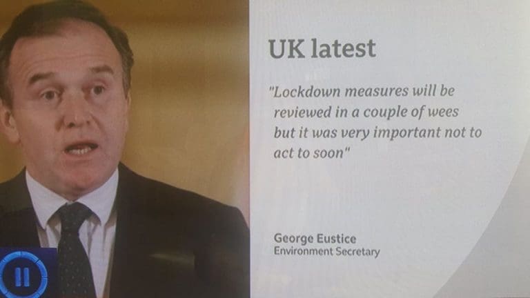 Can anyone spot the three spelling errors in the BBC post coverage of today’s daily briefing?