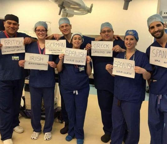 “‘Immigrant’ NHS workers should be given full passports and allowed to kick Nigel Farage in the boll****”