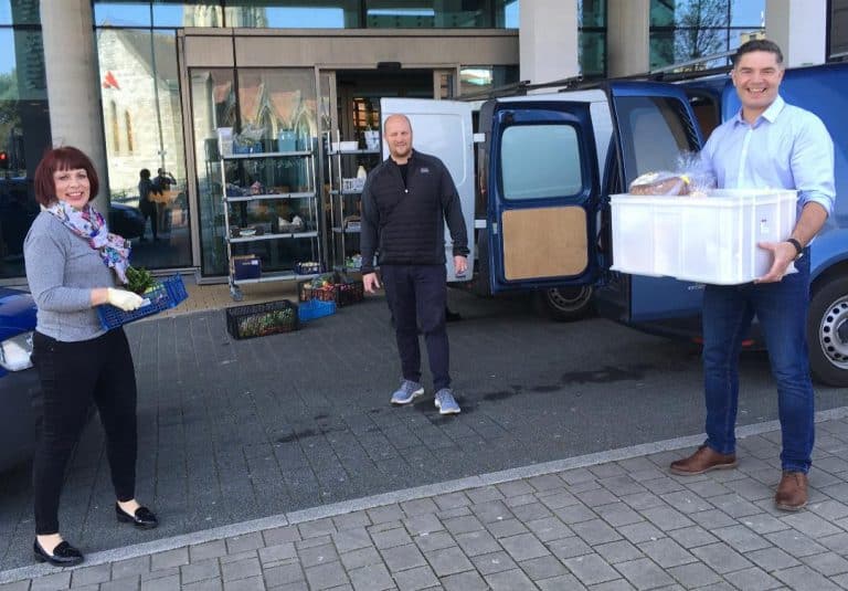 Hilton Bournemouth donates food to Encore care homes