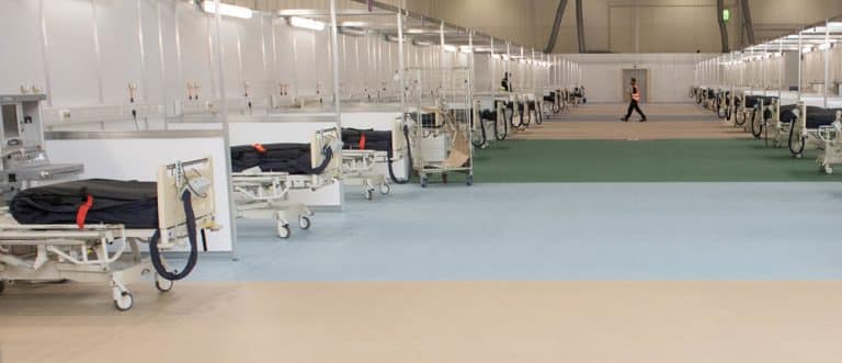 NHS Nightingale, one big virus aerosol chamber