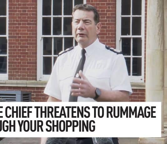 UK Police chief threatens to rummage through your shopping