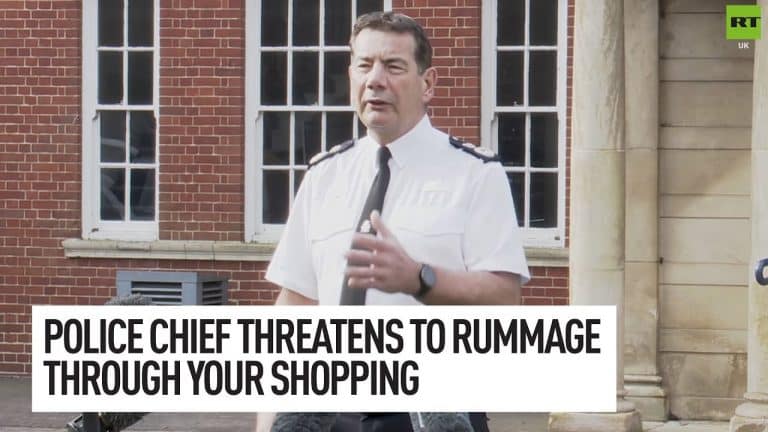 UK Police chief threatens to rummage through your shopping