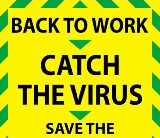 “The messaging from this government throughout this crisis has been a total joke, but their new slogan takes it to a new level.” covid