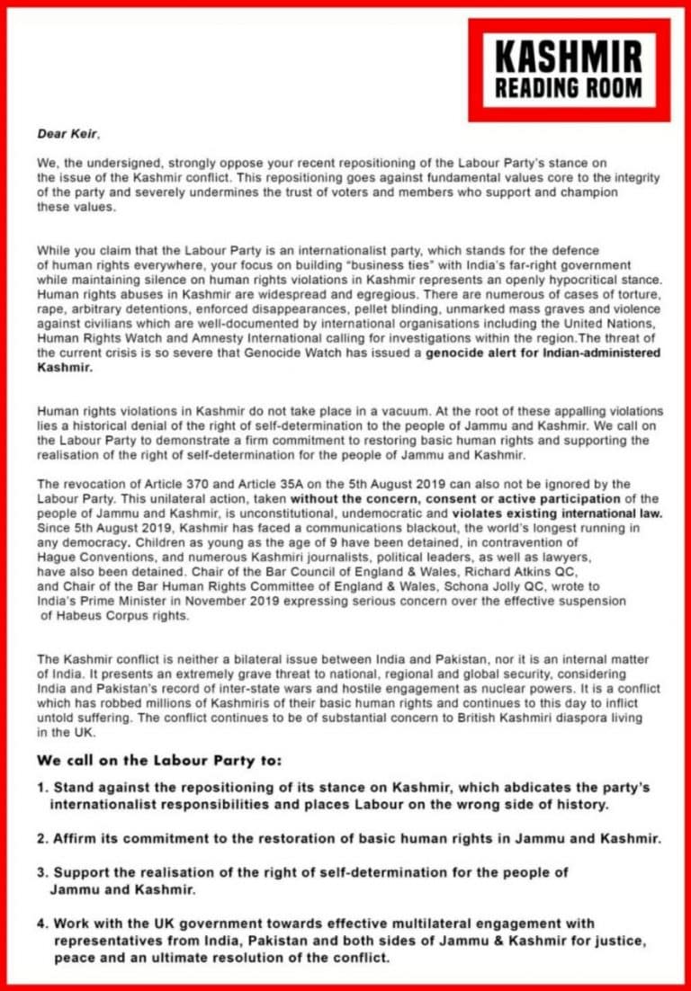 An Open Letter to Keir Starmer