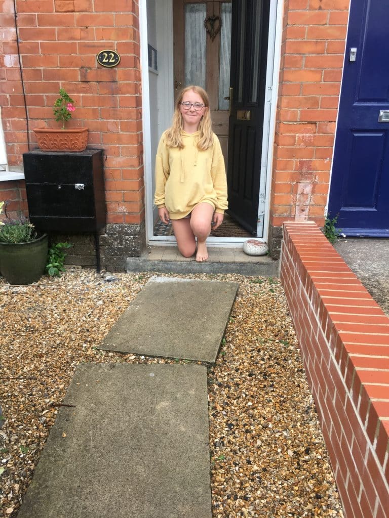 11 year old Millie takes the knee for George Floyd and all victims of racist murders