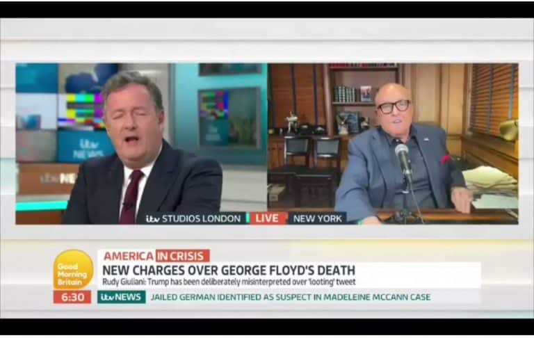 Rudy Giuliani completely loses the plot live on TV