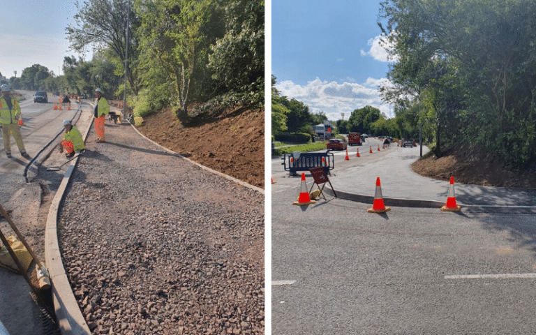Cycleway works progressing in north Dorset
