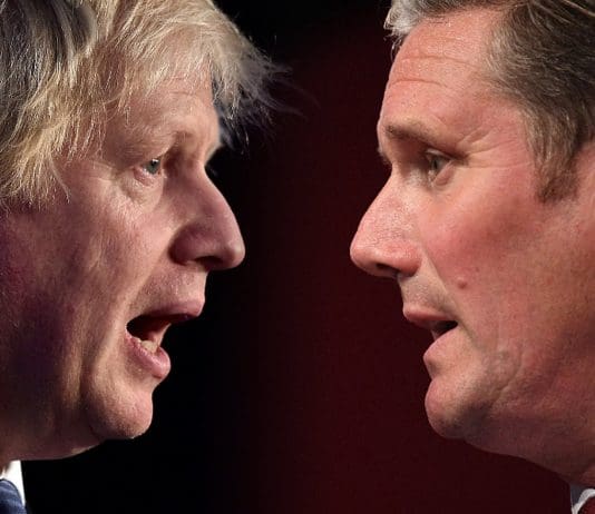 Spot the Difference: Boris Johnson and Keir Starmer