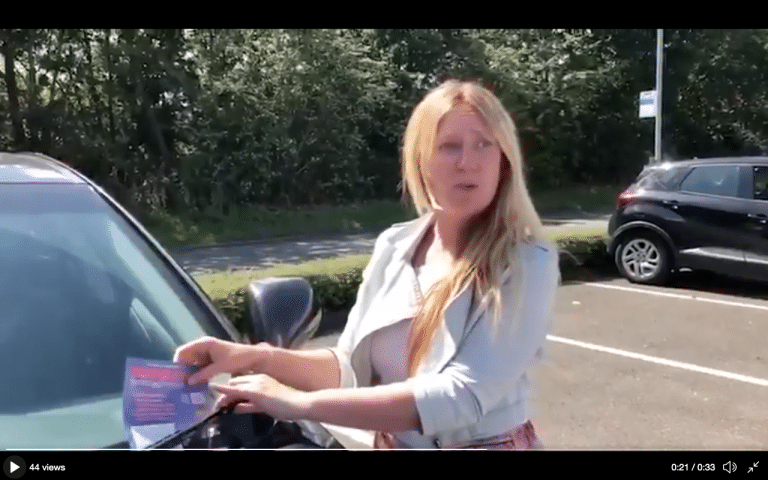 Britain First activist poses as a reporter