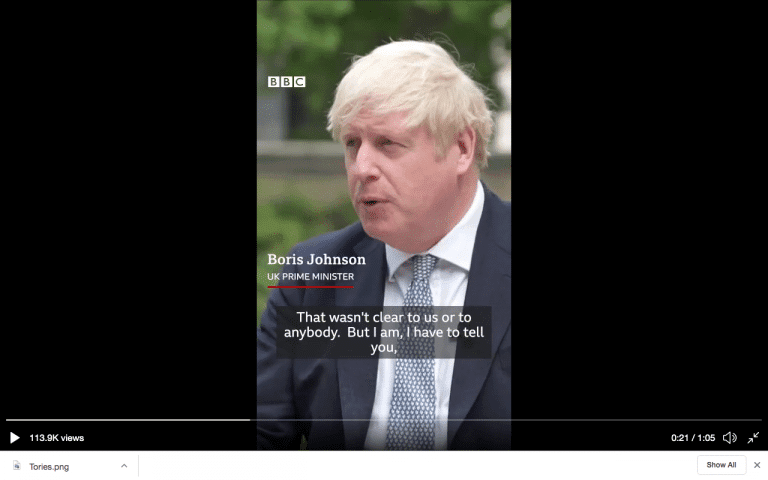 Boris Johnson’s Covid-19 claims destroyed in seconds