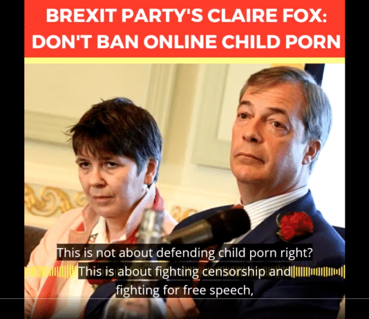 Claire ‘I wouldn’t ban child porn from the internet’ Fox made a peer by Boris Johnson