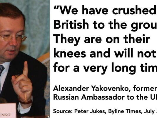 Hands up who fell for Tory Brexit? Ex Russian diplomat reveals all