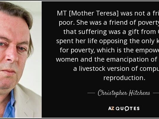 Christopher Hitchens nails not only organised monotheist religion but also the sadomasochism of those who uphold it