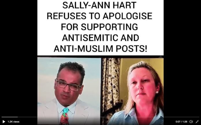 Antisemitic and Islamophobic MP