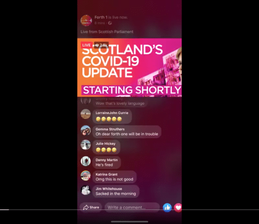 If you are going to broadcast accidentally to the nation make sure you have alternative employment awaiting