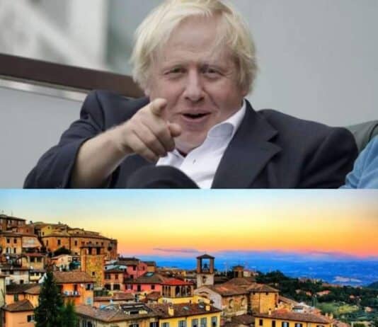 Irrefutable evidence of Boris Johnson’s trip to Perugia Irrefutable evidence of Boris Johnson's trip to Perugia