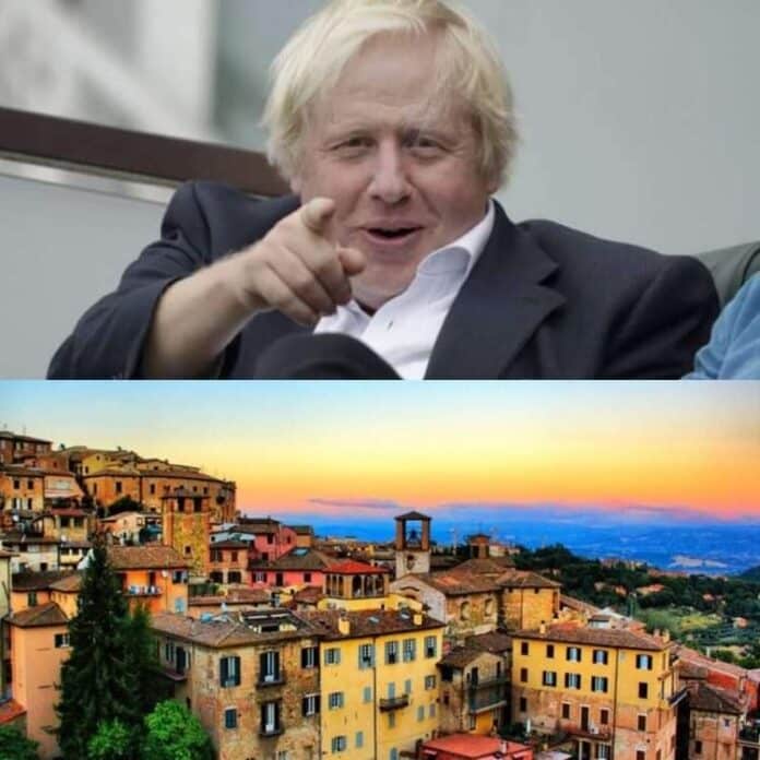 Irrefutable evidence of Boris Johnson's trip to Perugia