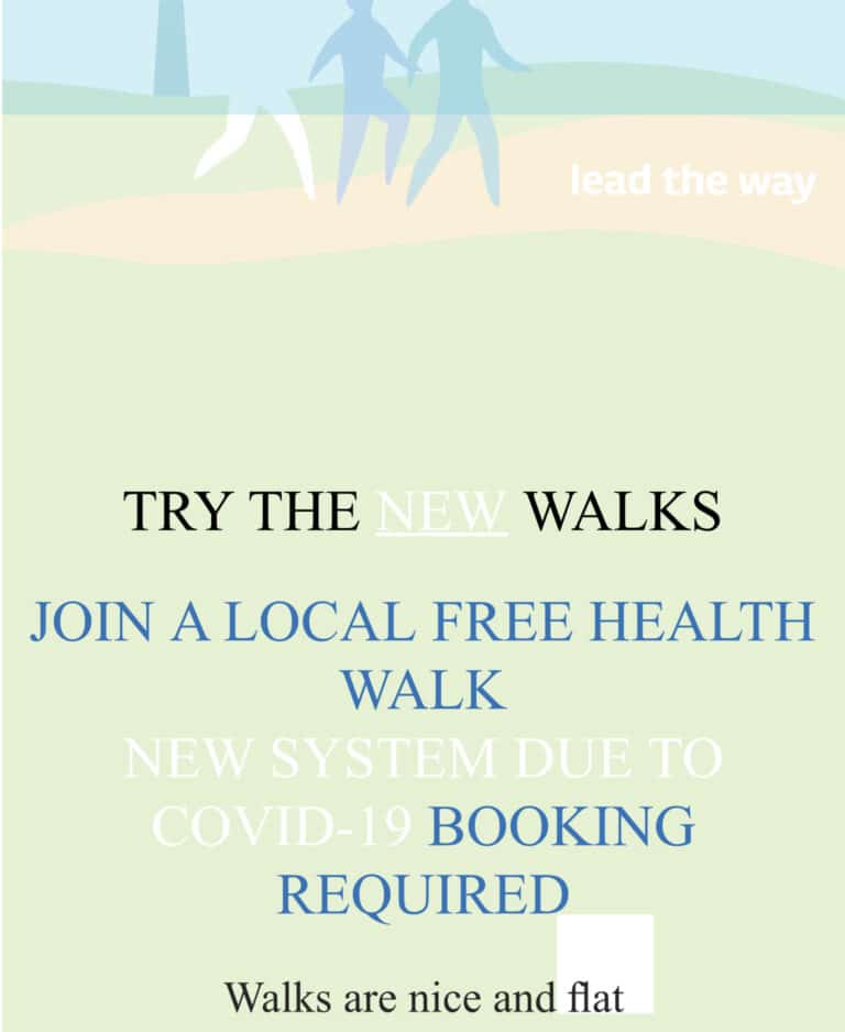 Free local health walks are back!