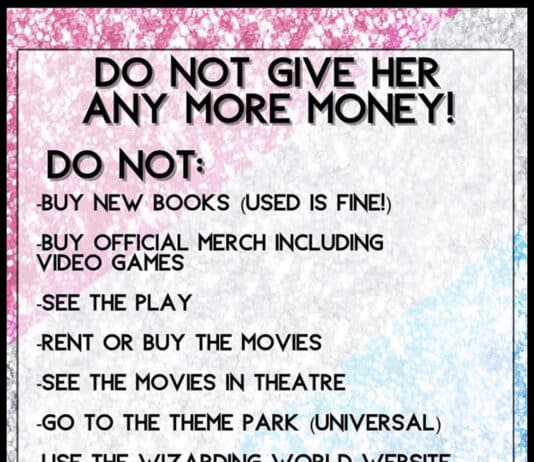 JK Rowling, transgender discrimination and why we should all boycott Harry Potter merchandise