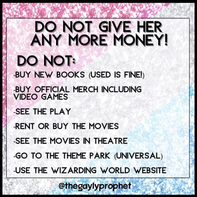 JK Rowling, transgender discrimination and why we should all boycott Harry Potter merchandise