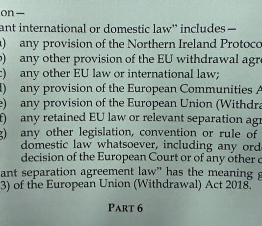 The Internal Markets Act is not just about breaking International law it is about breaking ANY law The Internal Markets Act is not just about breaking International law it is about breaking ANY law