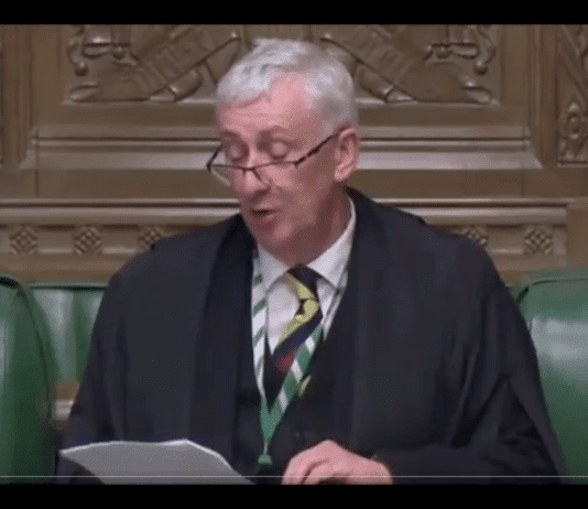 Matt Hancock has really p***** of the Speaker of the House of Commons