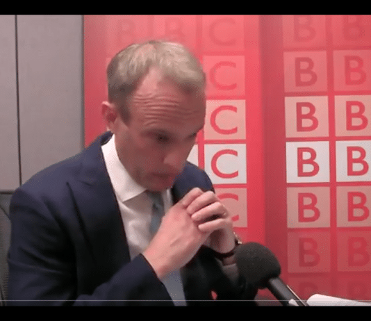 Raab the Impaler admits Boris Johnson is a liar Dominic Raab: Is there genuinely anyone out there who considers this man competent?