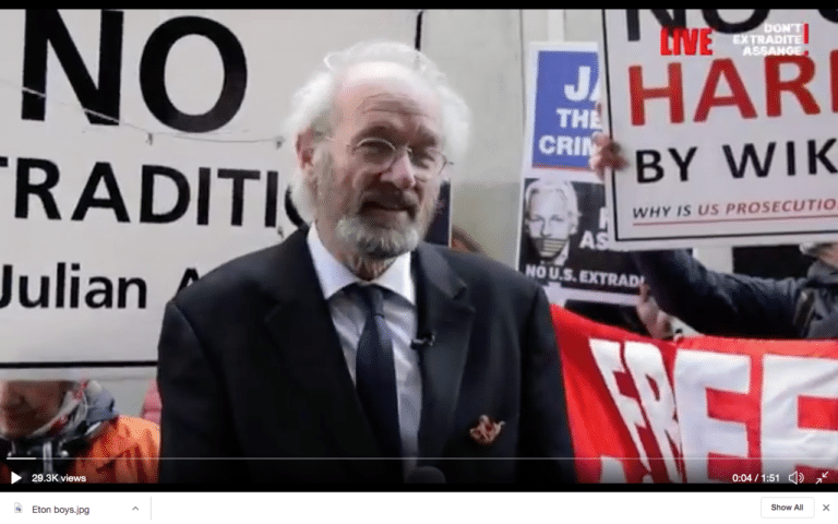 Julian Assange’s dad: The USA are the criminals but they are criminalising those who reveal it to the world