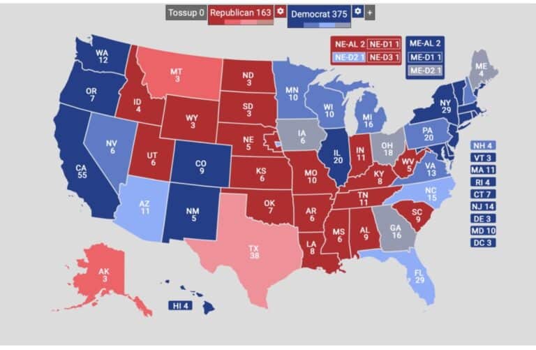 Trumps re-election chances continue to fall rapidly as we enter the final two weeks before the election