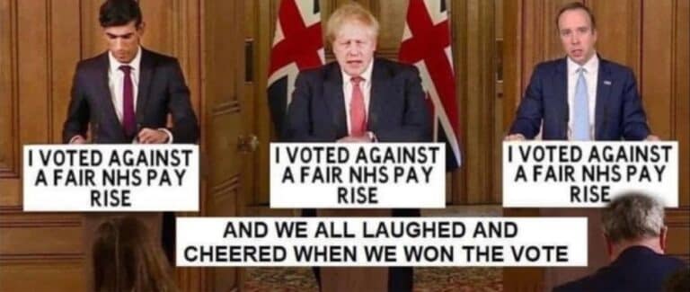 NHS workers: Politicians get over £3000 pay rise and we get nothing