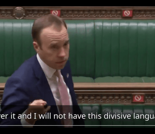 Matt Hancock: Telling the truth about Test and Trace is ‘divisive language’